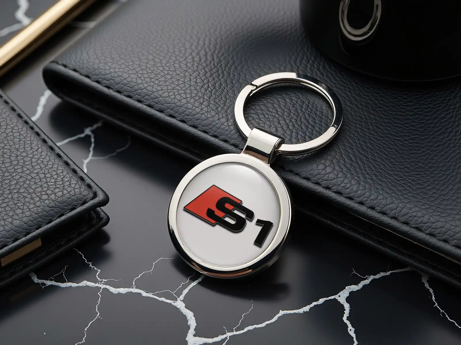 Dog Key Fob Cute Durable Glossy